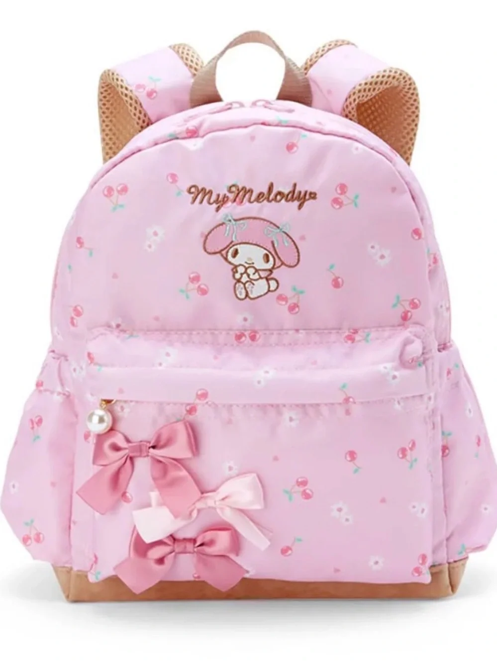 Sanrio My Melody Pink Cherry Bow Small Backpack